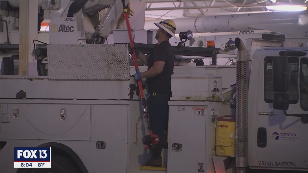 Tampa Electric Company crews head to Louisiana